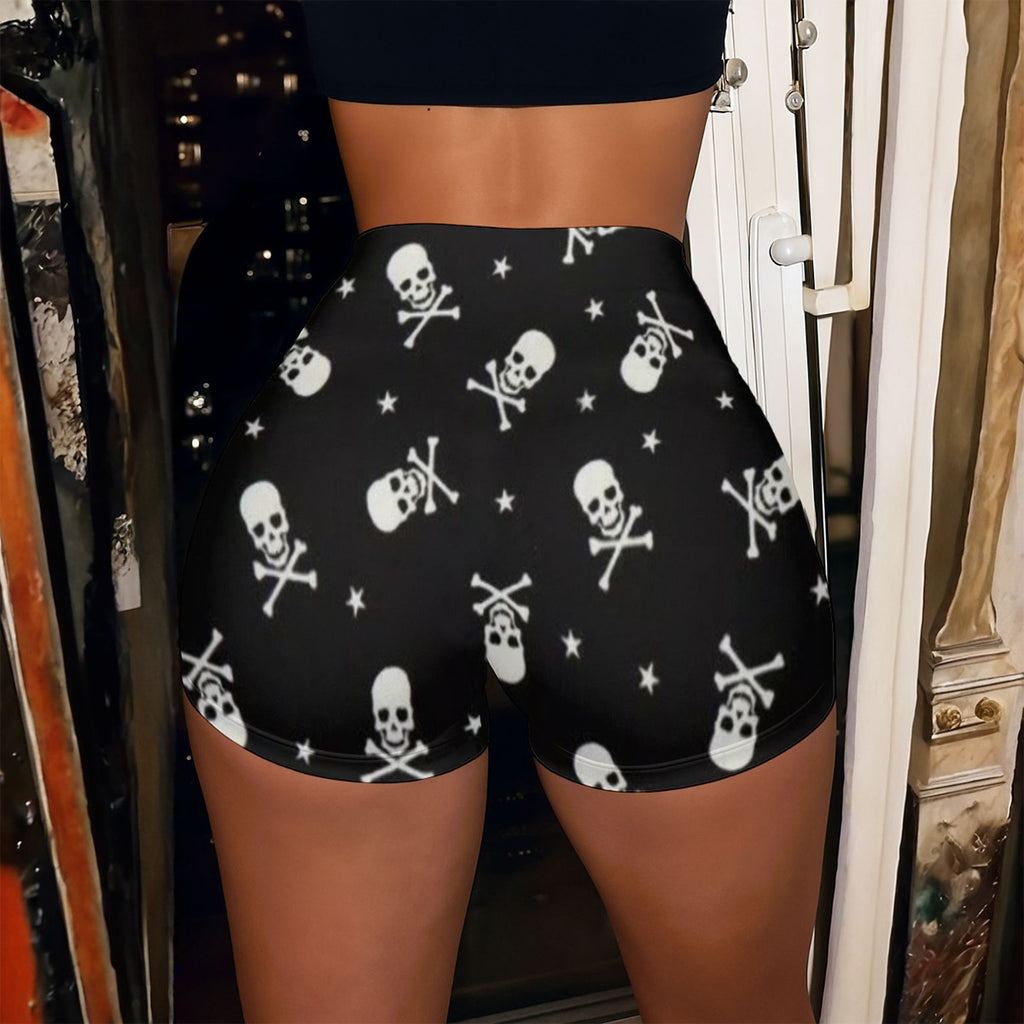 Skull Women’s High-Stretch Shorts